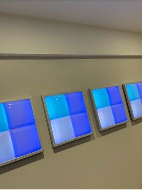 Traxon White Four-Panel Light Panel (4) with Mood Lighting